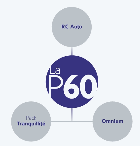Schéma des garanties de la P60